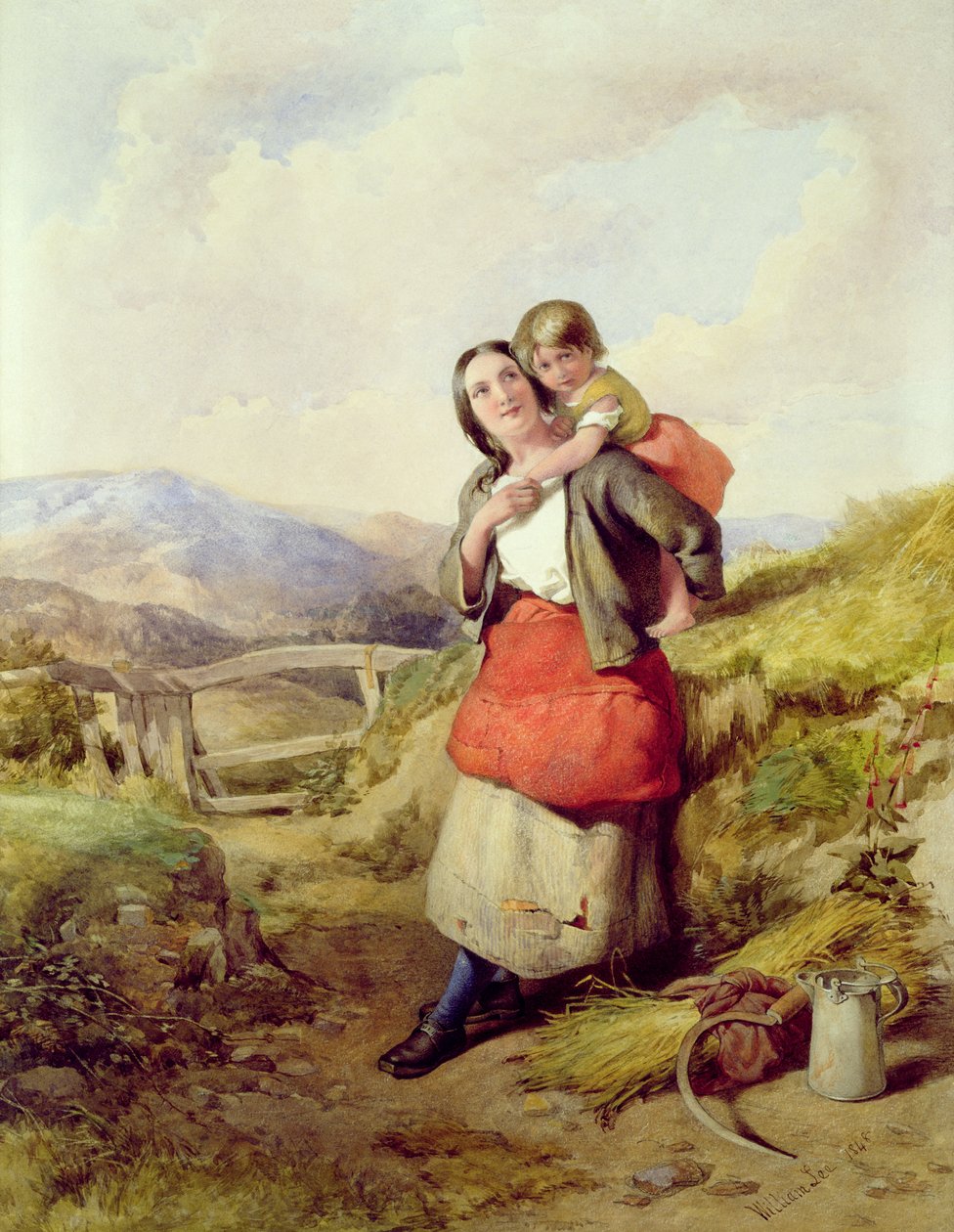 Går hjem, 1848 av William Lee