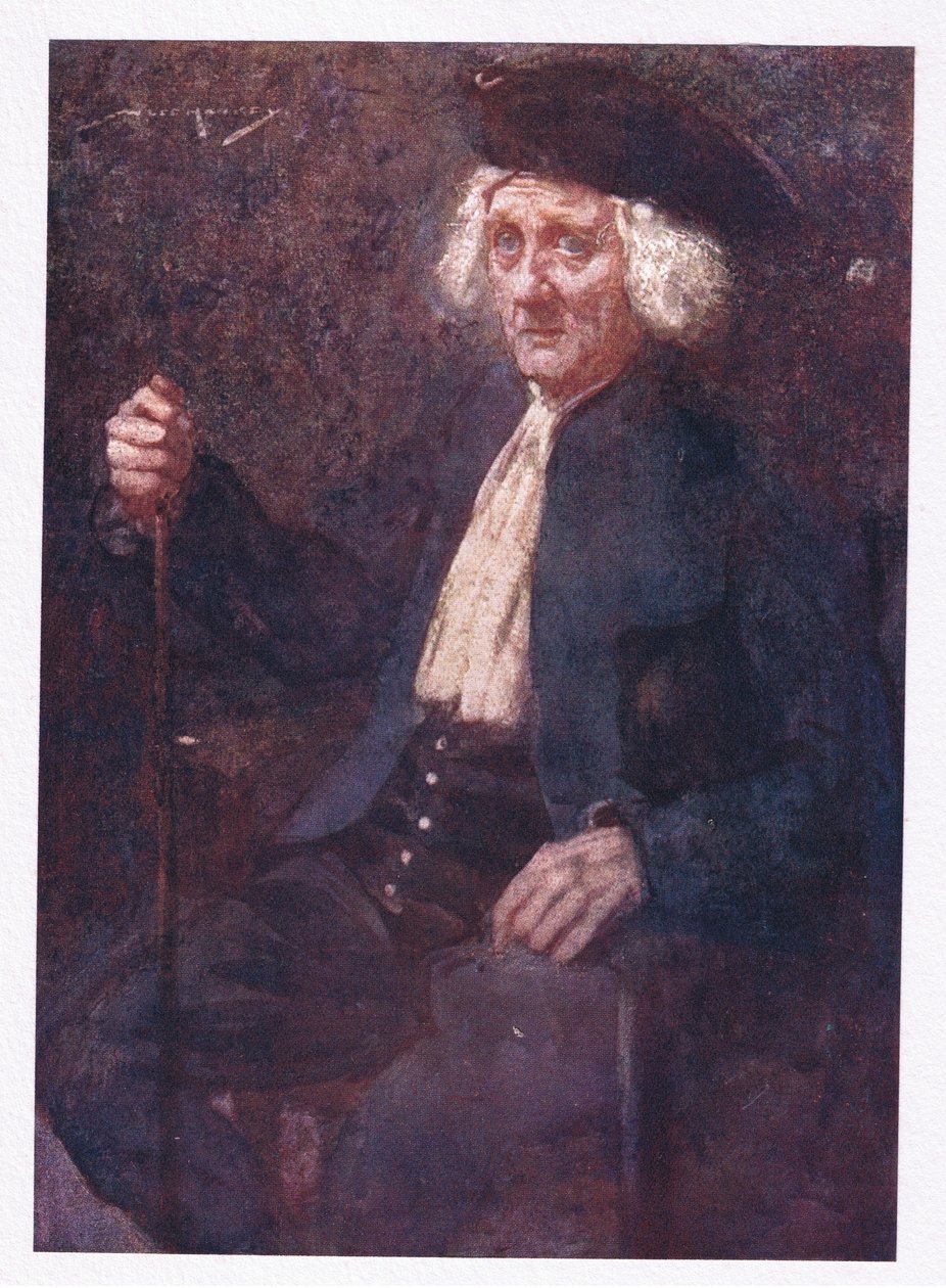 En mann han var for hele landet kjær, og som gikk rik med førti pund i året (farge litho) av William Lee Hankey