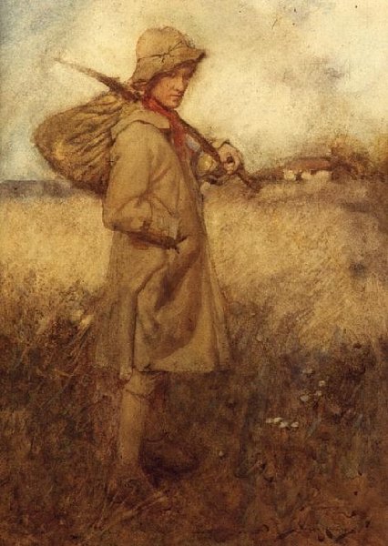Mann som bærer sine eiendeler av William Lee Hankey