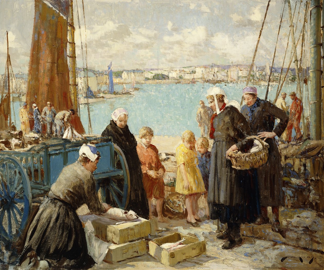 Markedsføring av Tunnyen, Concarneau av William Lee Hankey