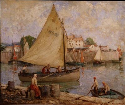Av til fiskeplassen, Honfleur av William Lee Hankey