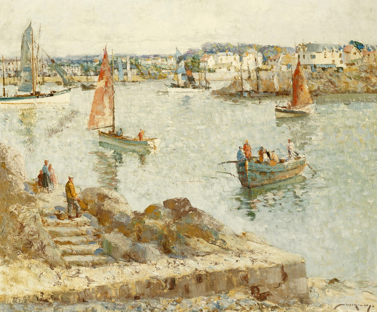Fergen, Concarneau av William Lee Hankey