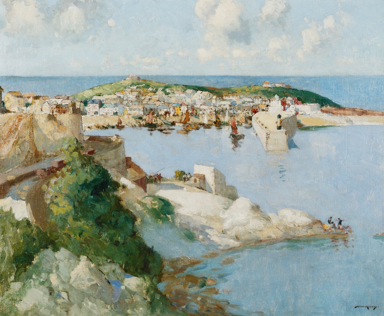 Havnen, St Ives av William Lee Hankey