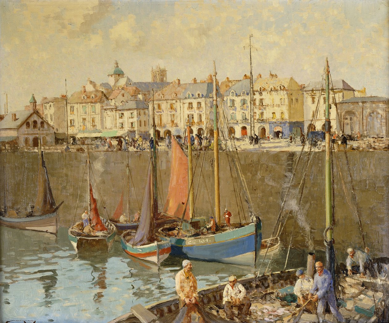 Quai, Dieppe av William Lee Hankey