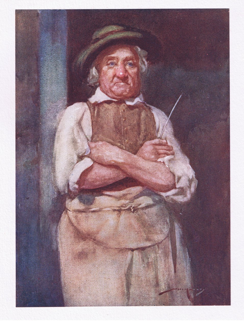 Verten selv (farge litho) av William Lee Hankey