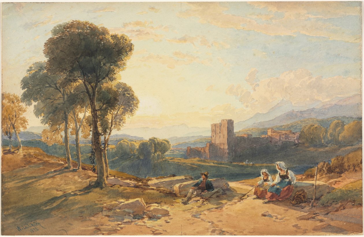 Landskap, Italia av William Leighton Leitch