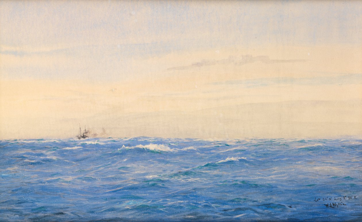 Konvoi, Nordsjøen av William Lionel Wyllie