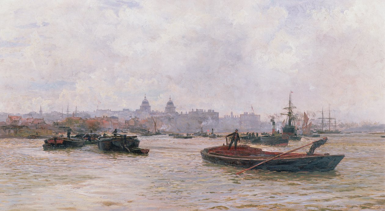 Greenwich sykehus av William Lionel Wyllie