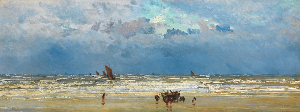 Hjem igjen, ca. 1880 av William Lionel Wyllie