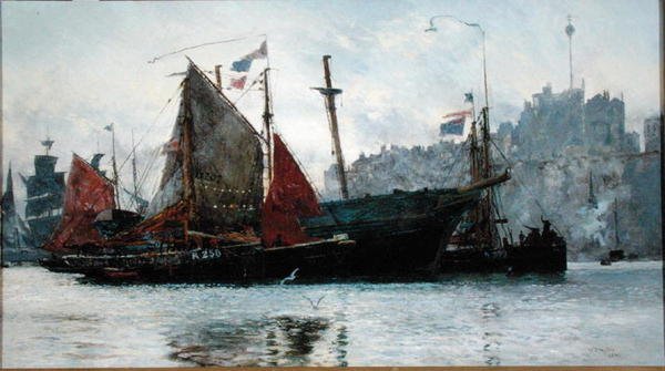Ramsgate havn av William Lionel Wyllie