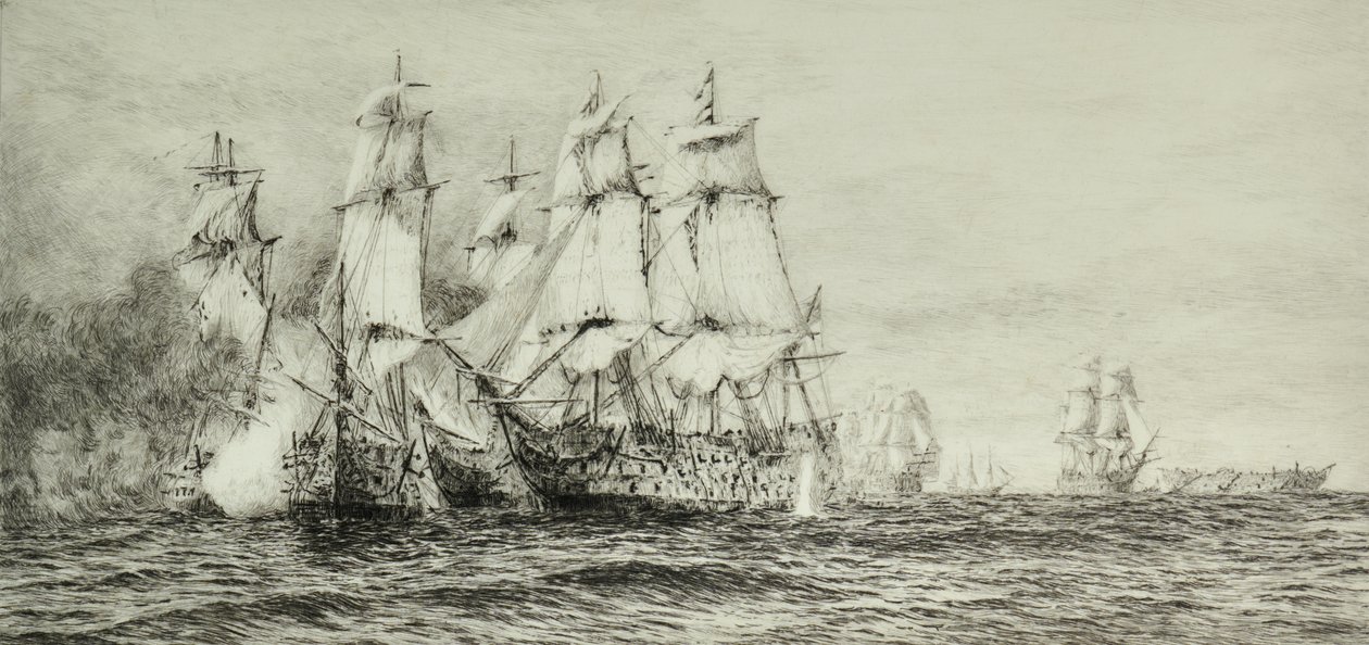Sjølandskap av William Lionel Wyllie