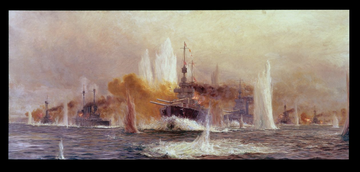 Slaget ved Jylland i 1916 av William Lionel Wyllie