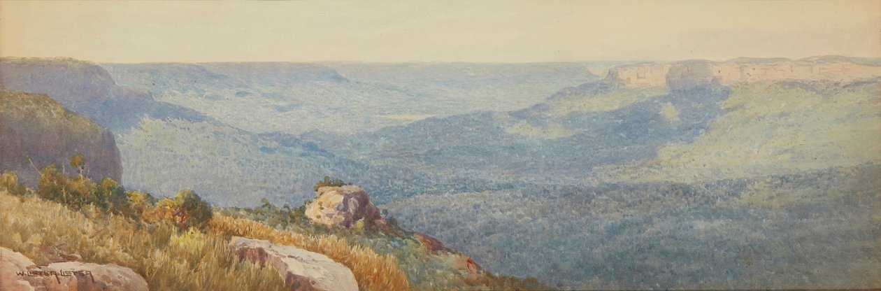 The Blue Mountains (akvarell) av William Lister