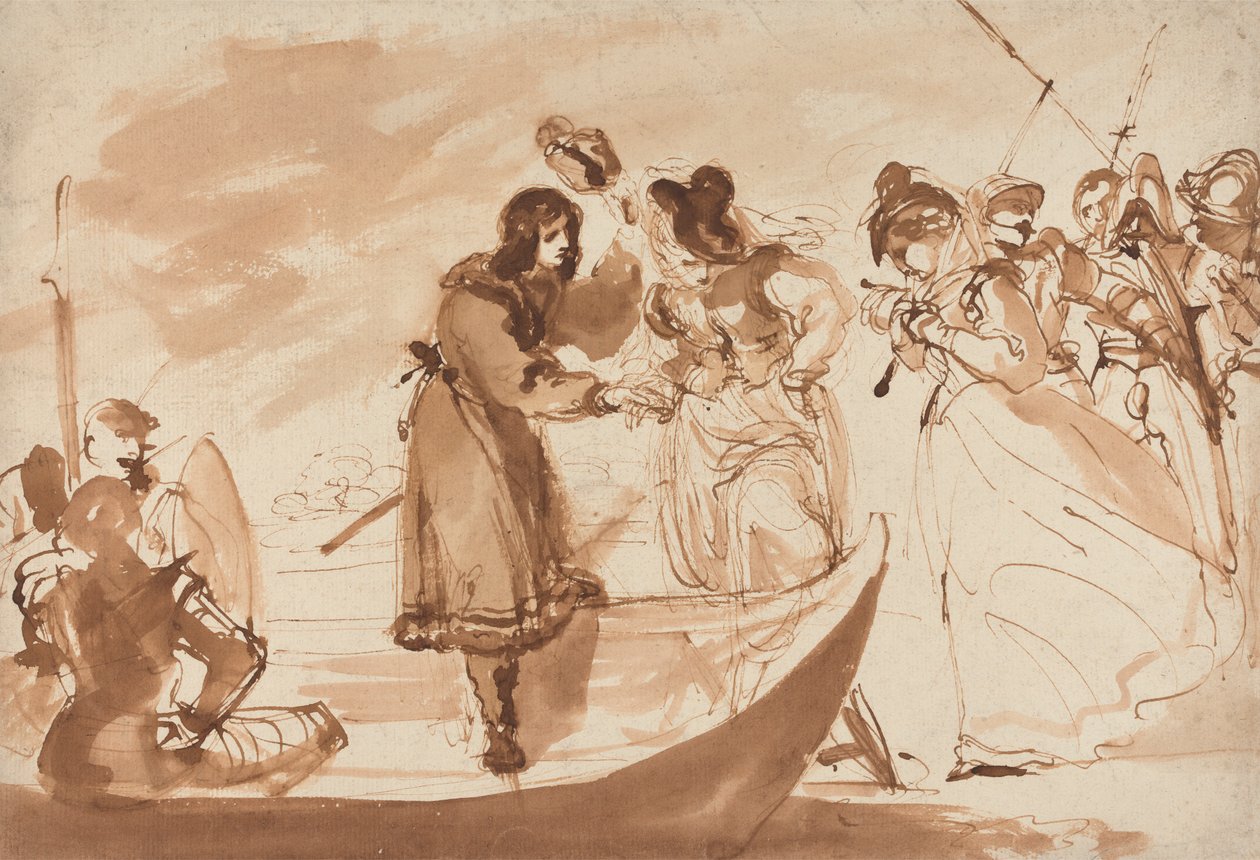 Mary, Queen of Scots, går ombord av William Lock Ii