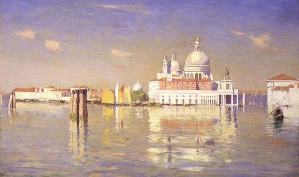 Inngang til Canal Grande av William Logsdail