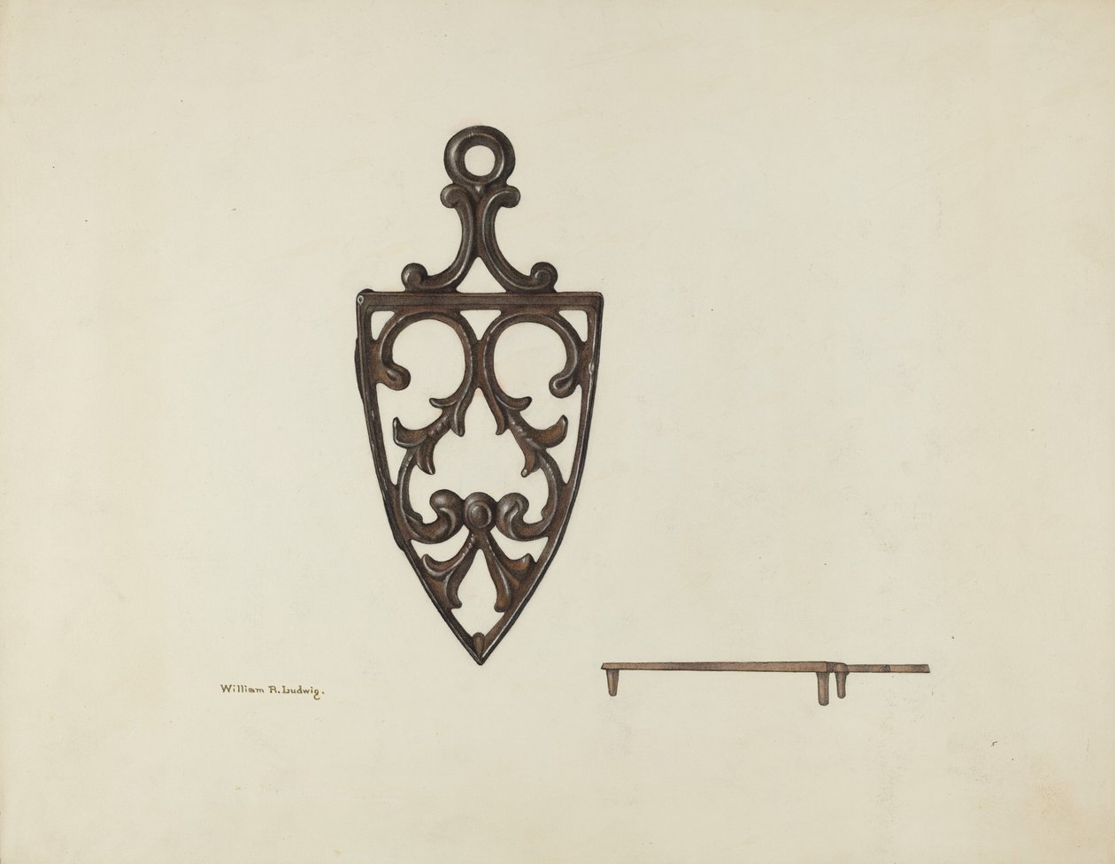 Trivet, c. 1939. av William Ludwig
