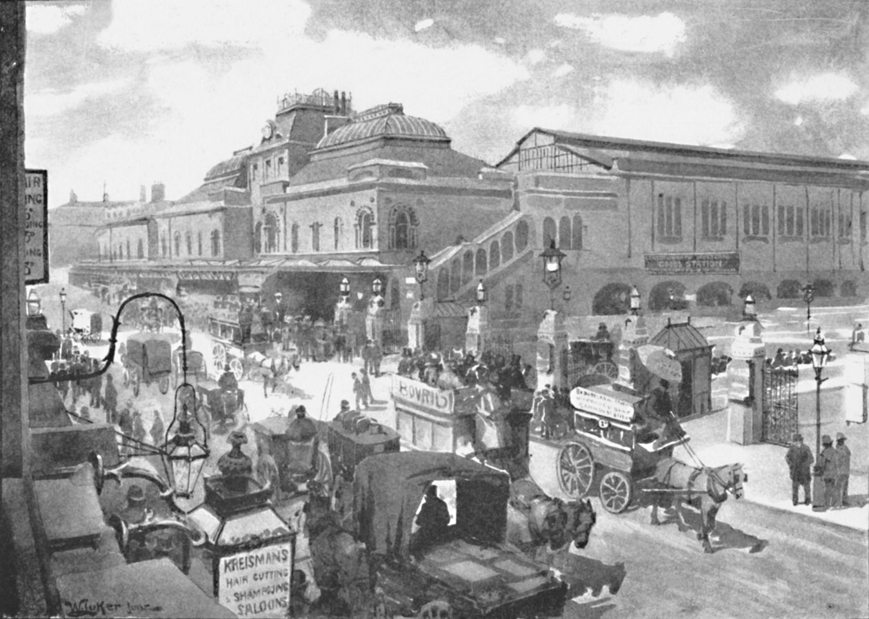 Liverpool Street Station, 1891 av William Luker
