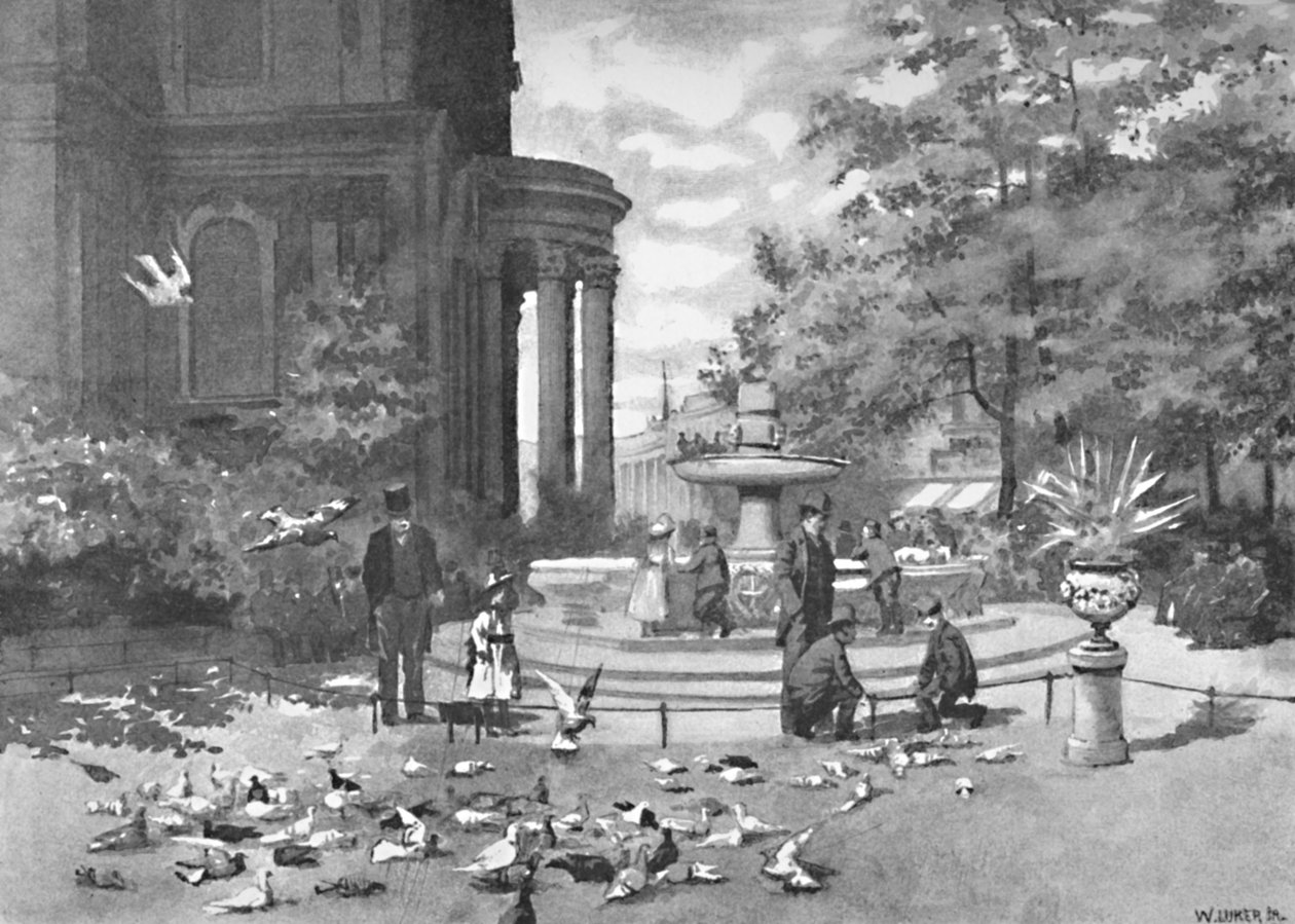 St. Pauls kirkegård, 1891 av William Luker