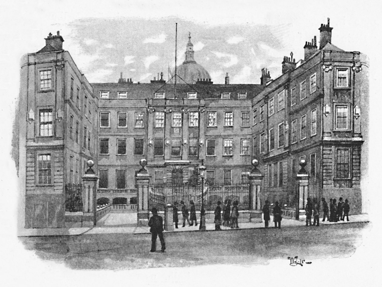 The College of Arms, Queen Victoria Street, 1891 av William Luker