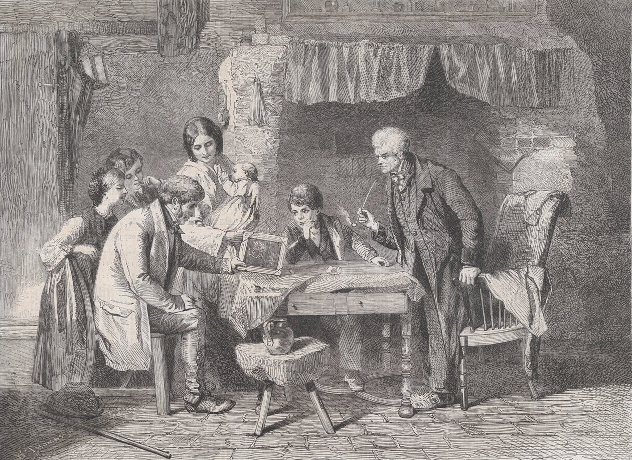 Bestefars portrett, fra Illustrated London News, 4. januar 1862. av William Luson Thomas
