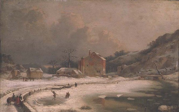 Vinterscene av William Malbon