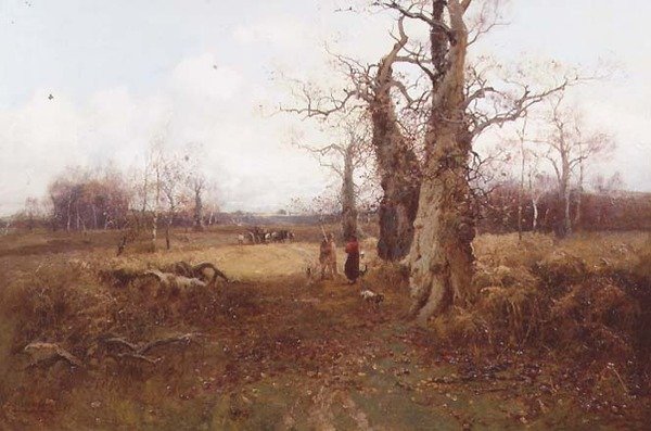 Høstlandskap av William Manners