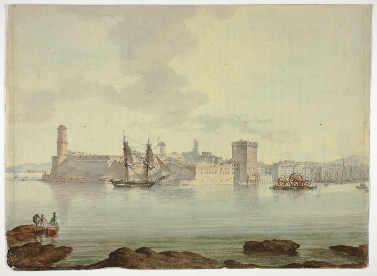 Havn før befestet by av William Marlow