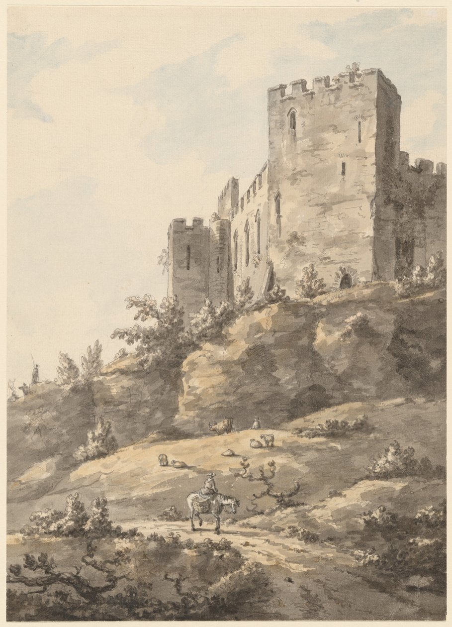 Ludlow Castle, Shropshire av William Marlow