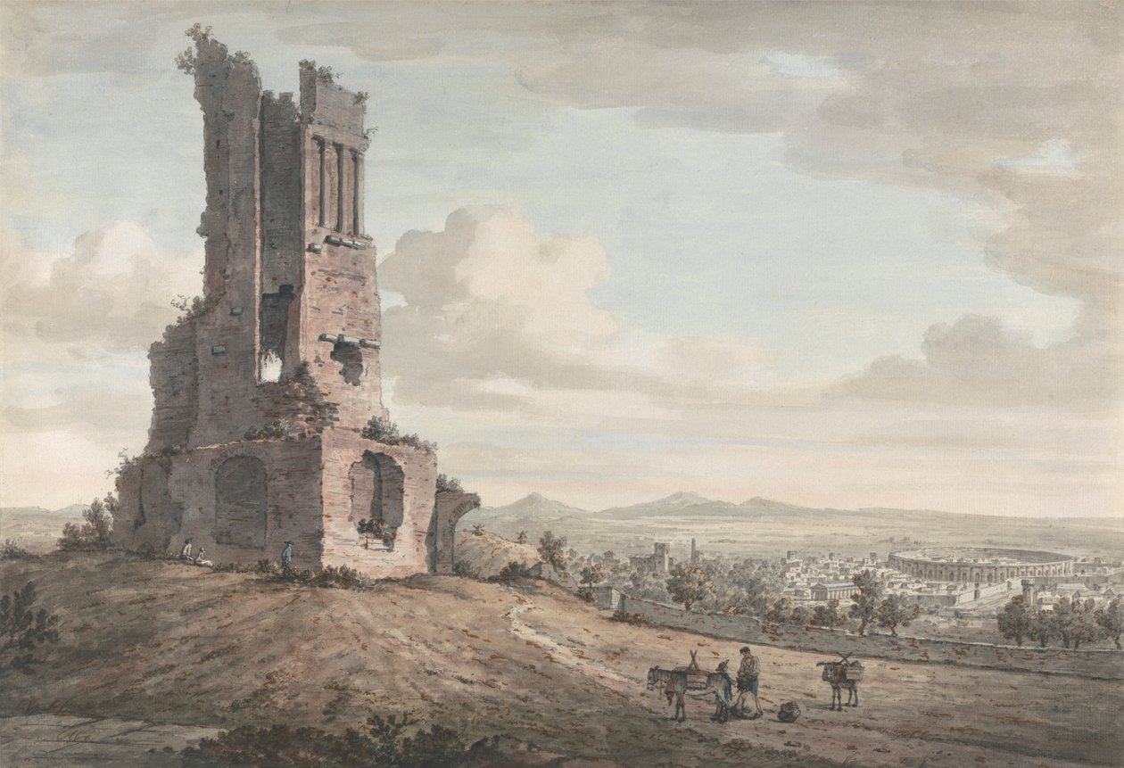 Nîmes fra Tour Magne av William Marlow