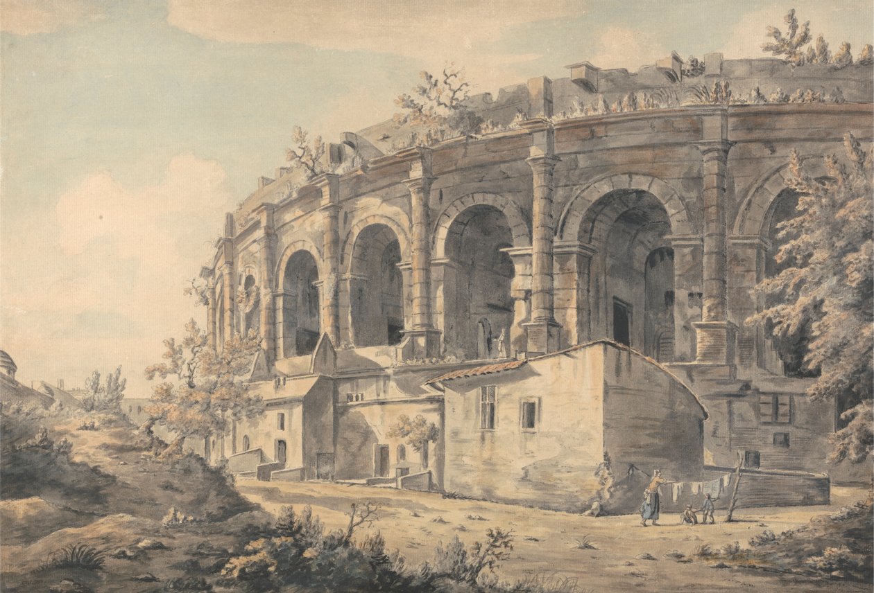 Amfiteateret i Nimes av William Marlow
