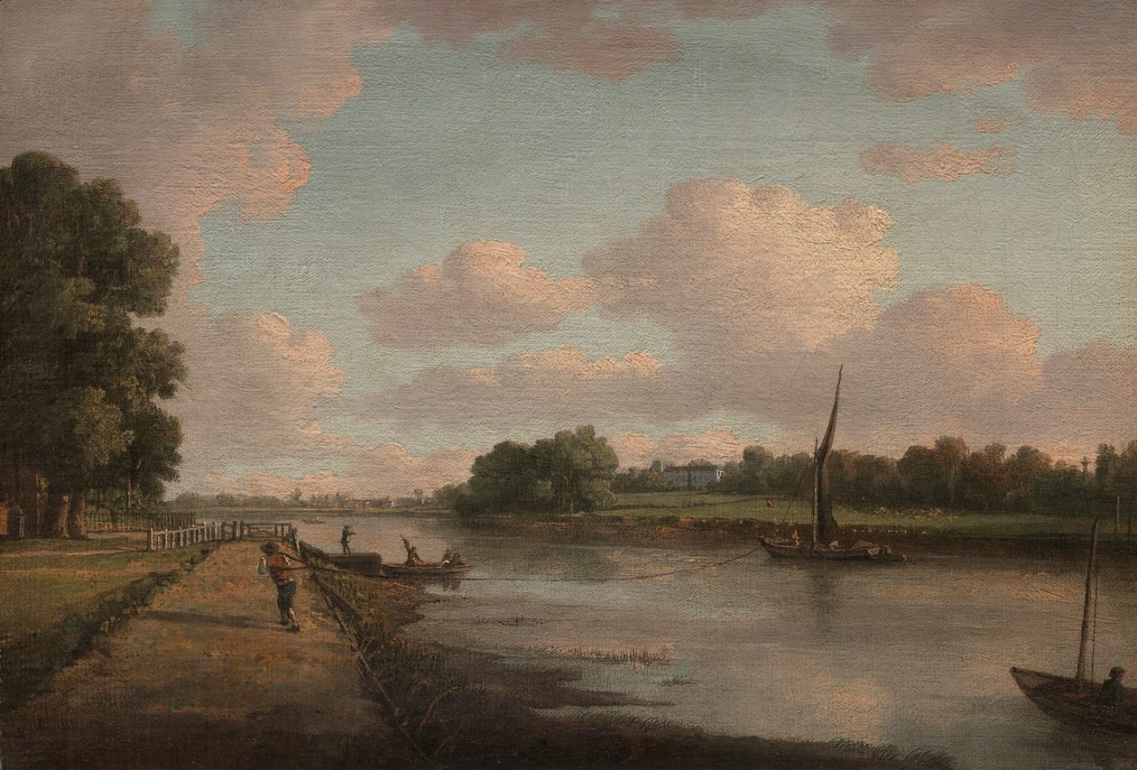 Utsikt over Themsen ved Richmond av William Marlow