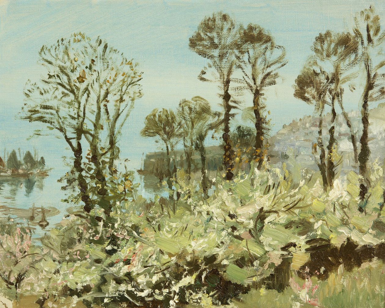 A Flowery Copse (olje på lerret) av William Matthew Hale