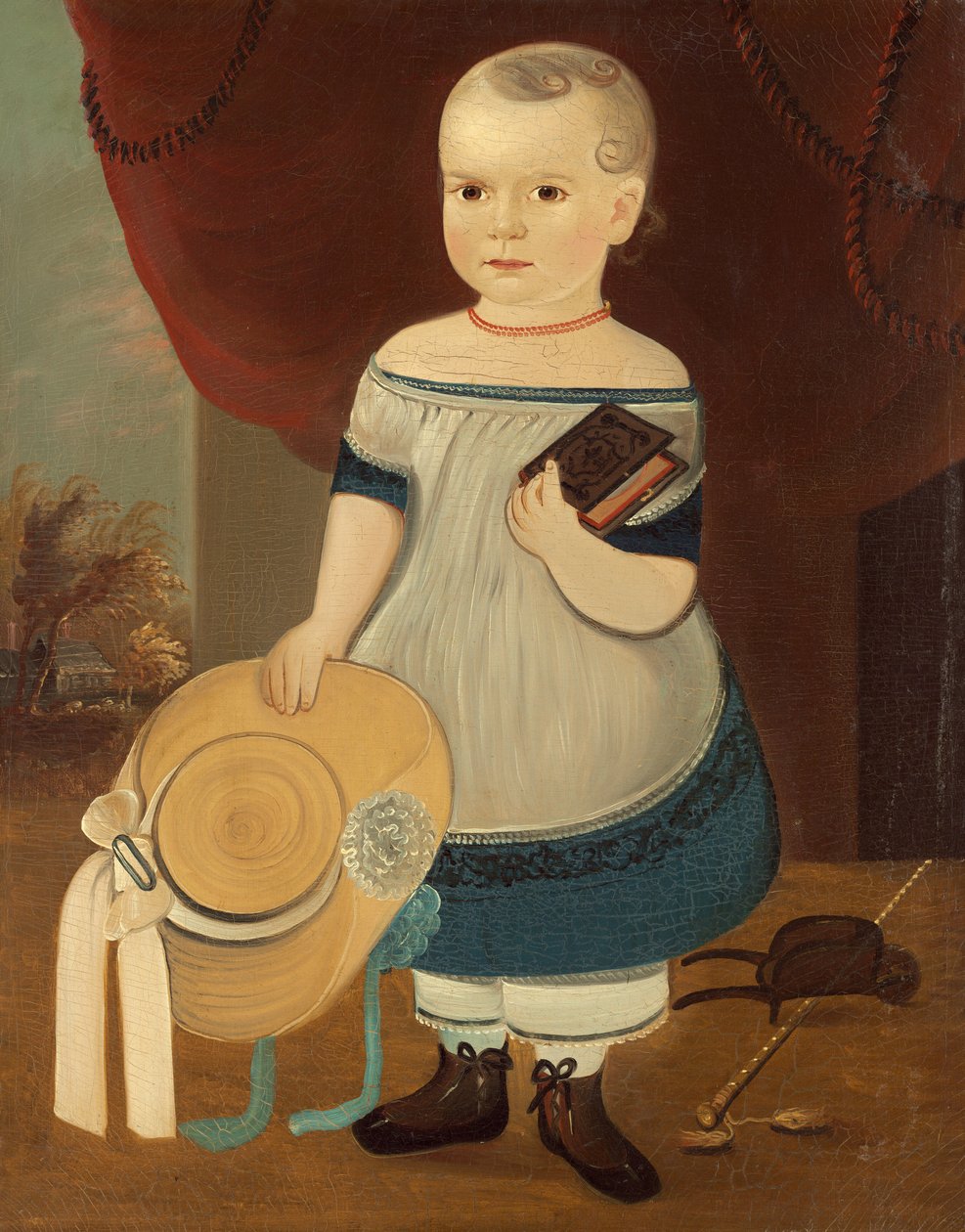 Barn med stråhatt, ca. 18461873. av William Matthew Prior
