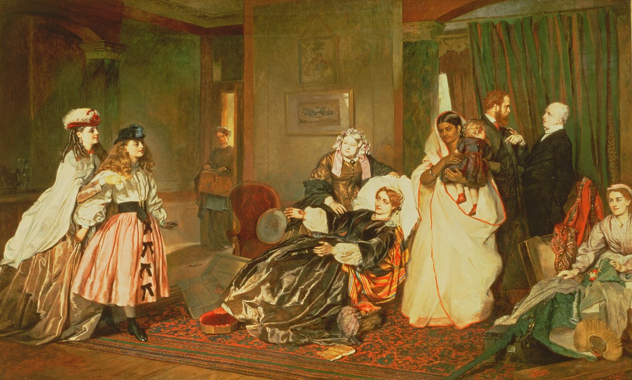 Home the Return, 1866 av William Maw Egley