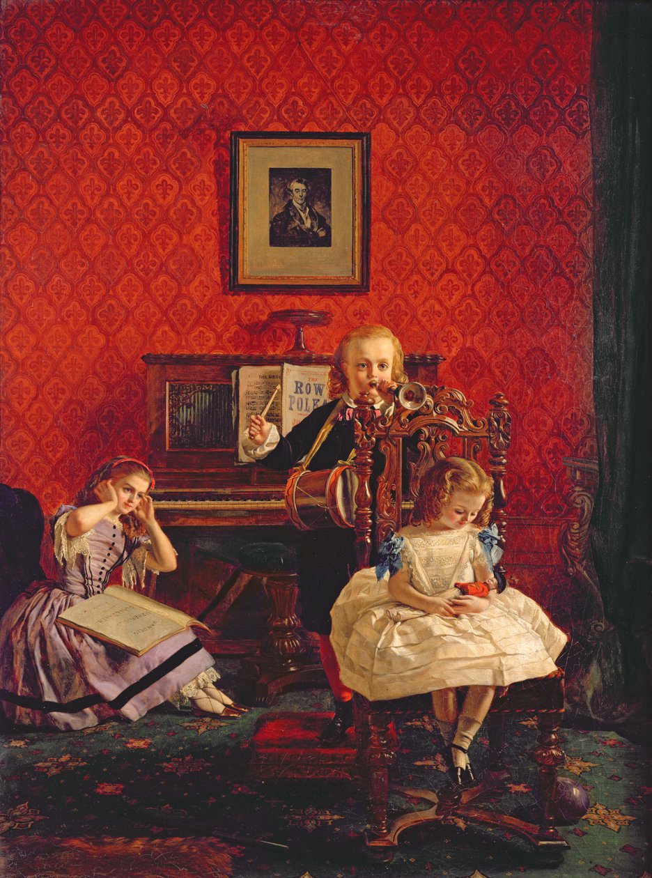 Music Hath Charms, 1861 av William Maw Egley