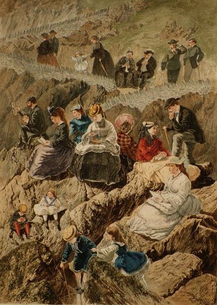 Besøkende i Ilfracombe, North Devon av William McConnell