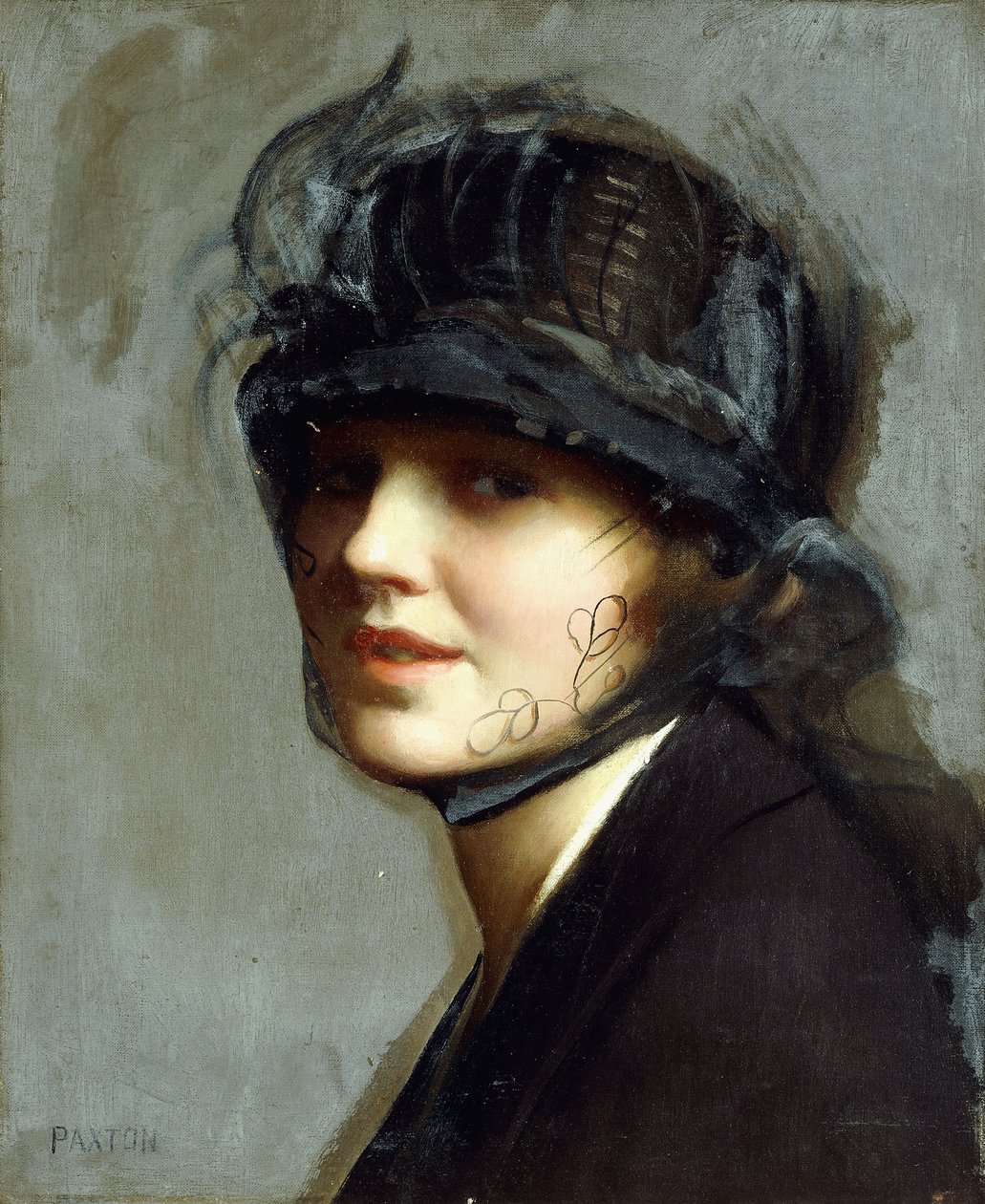 Portrett av Charlotte Morgan McFadden av William McGregor Paxton