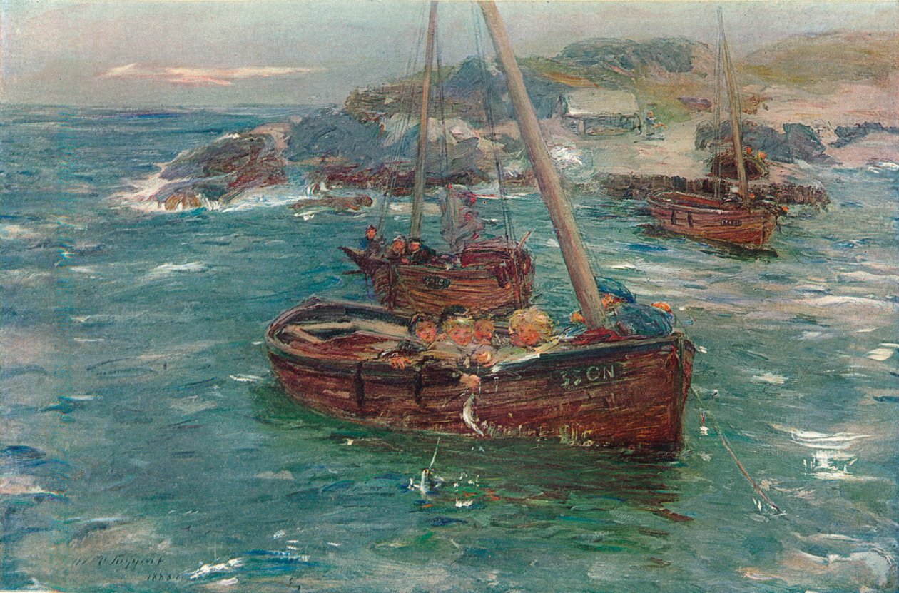 A Ground Swell, Carradale, Argyll, c1883 av William McTaggart