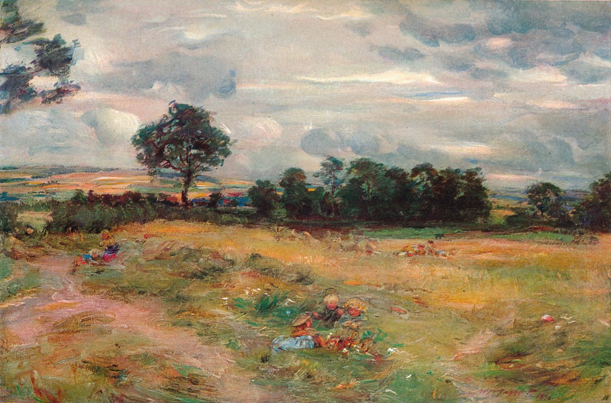 Høst på Broomieknowe, 1896 av William McTaggart