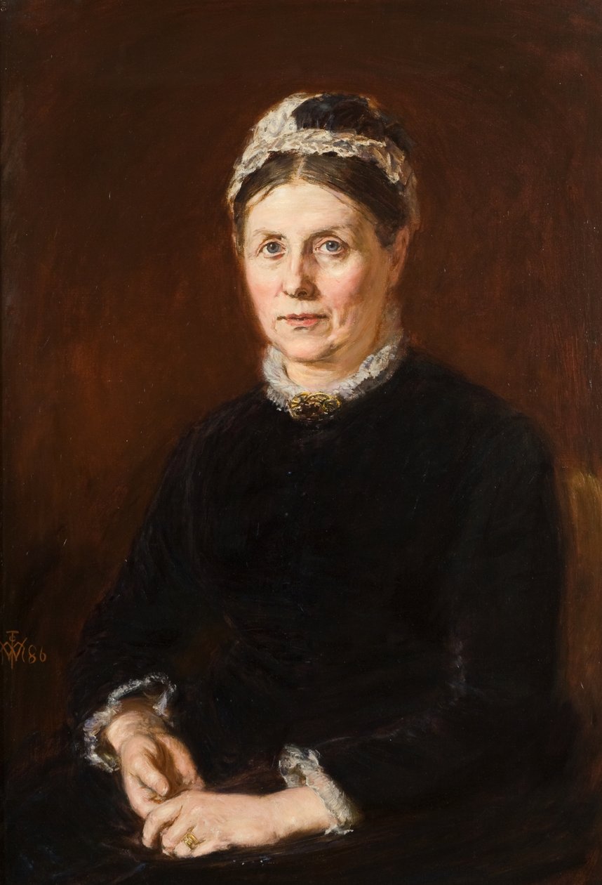 Fru (James Guthrie) Orchar, Catherine Nicoll (1820-1916) av William McTaggart