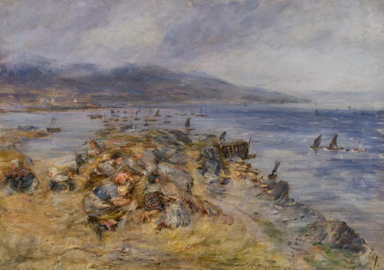Vind og regn, Carradale av William McTaggart