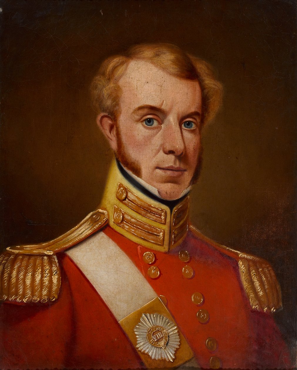 Løytnant (senere oberstløytnant) George Talbot, 8. bengalske innfødte infanteri av William Melville