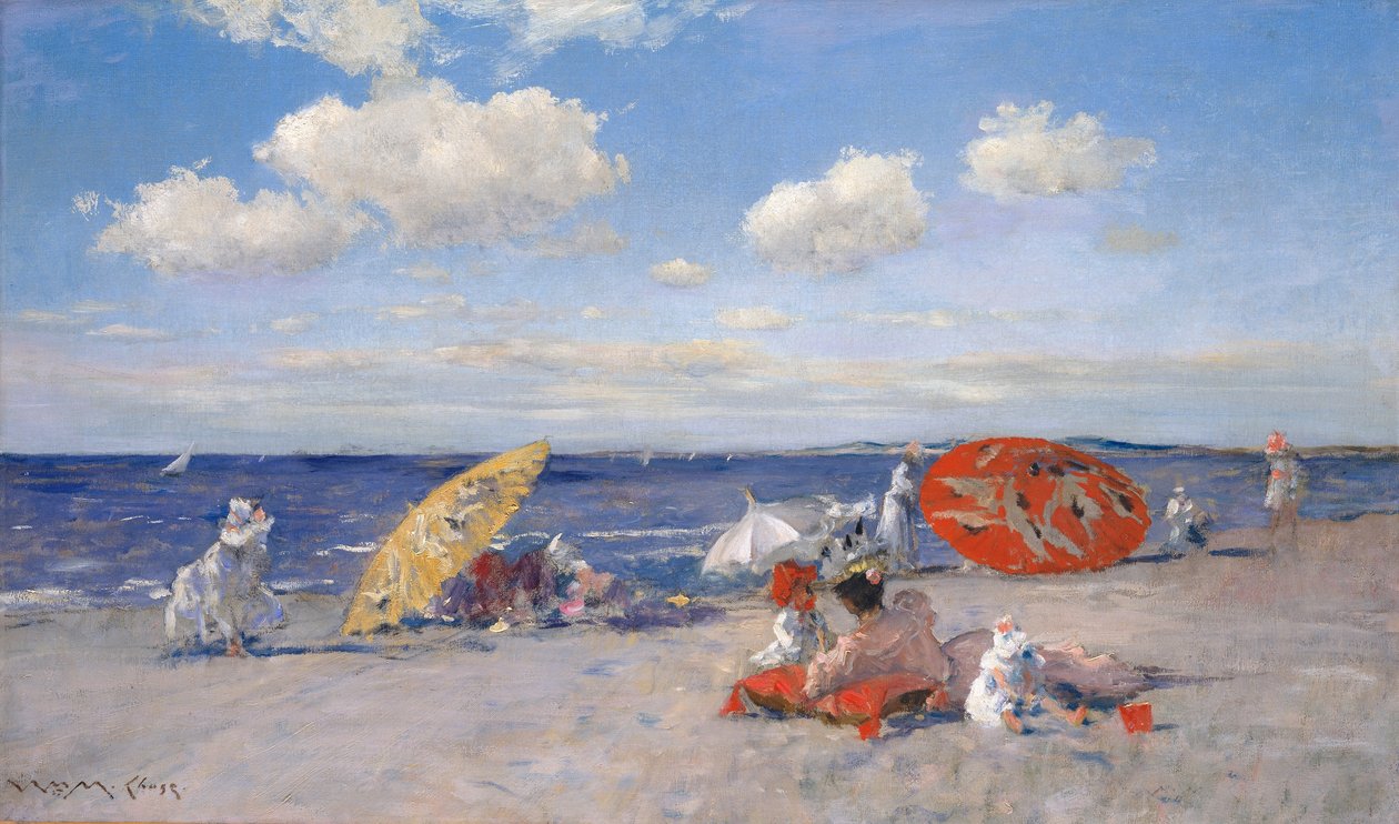 At the Seaside, ca. 1892 (olje på lerret) av William Merritt Chase