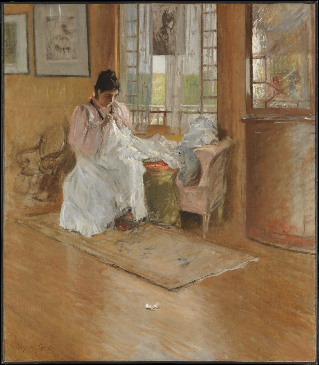Til den lille av William Merritt Chase