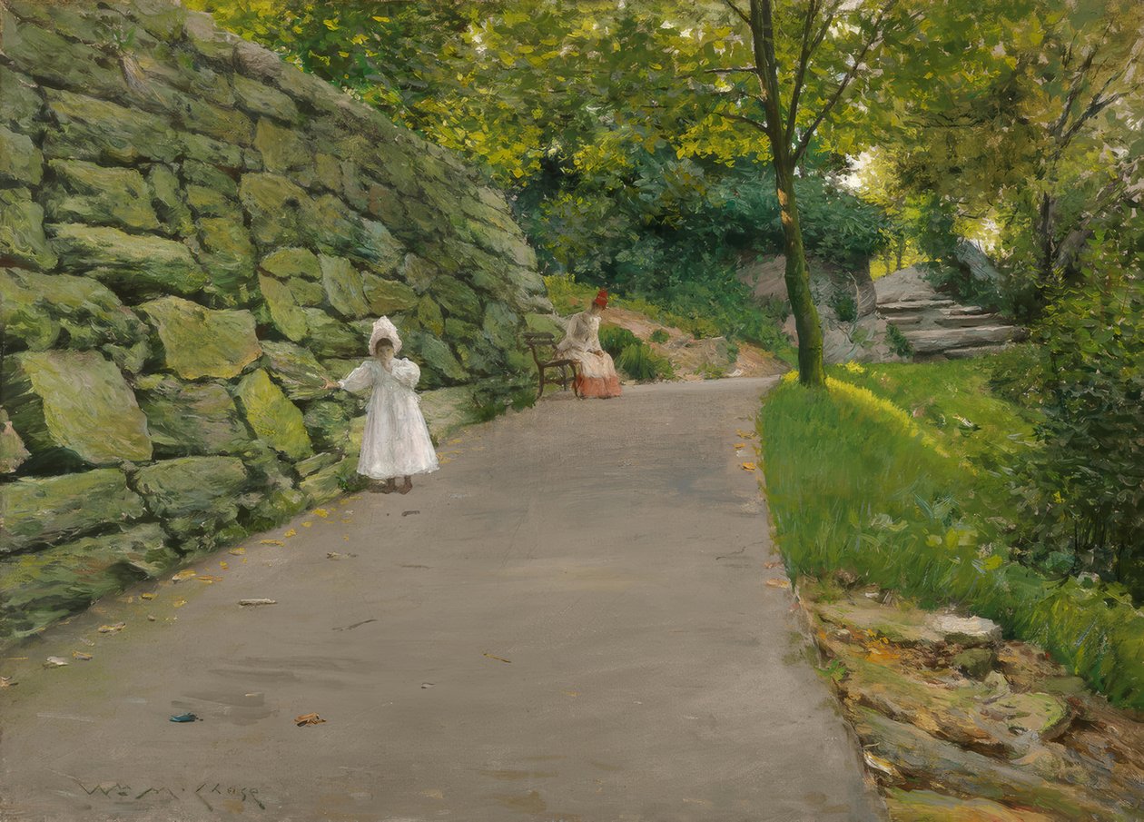 I parken av William Merritt Chase