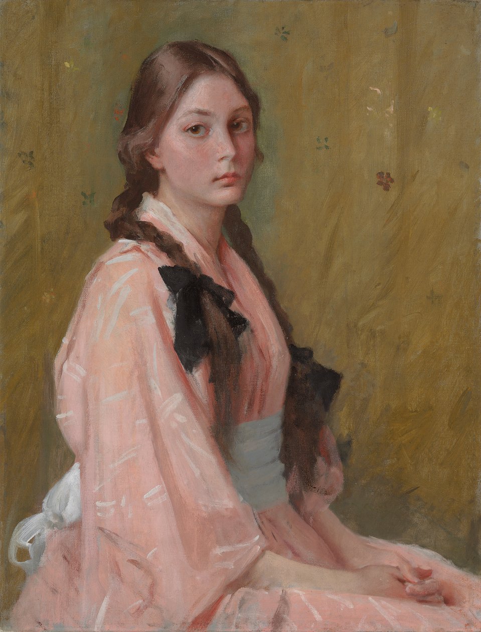 Mona, datter av Mrs. R. William Merritt Chase, ca. 1894 av William Merritt Chase