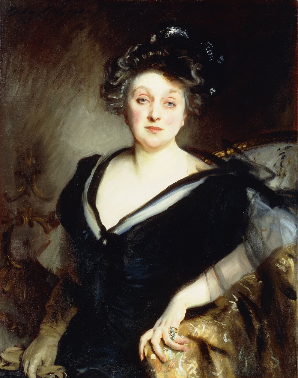 Fru, av William Merritt Chase