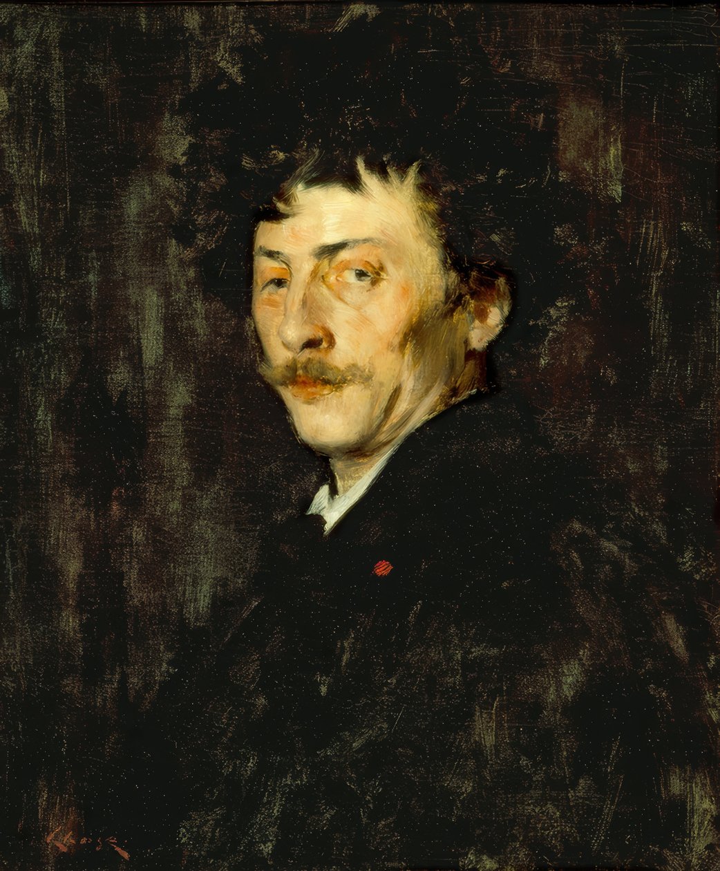Pablo de Sarasate: Portrett av en fiolinist av William Merritt Chase