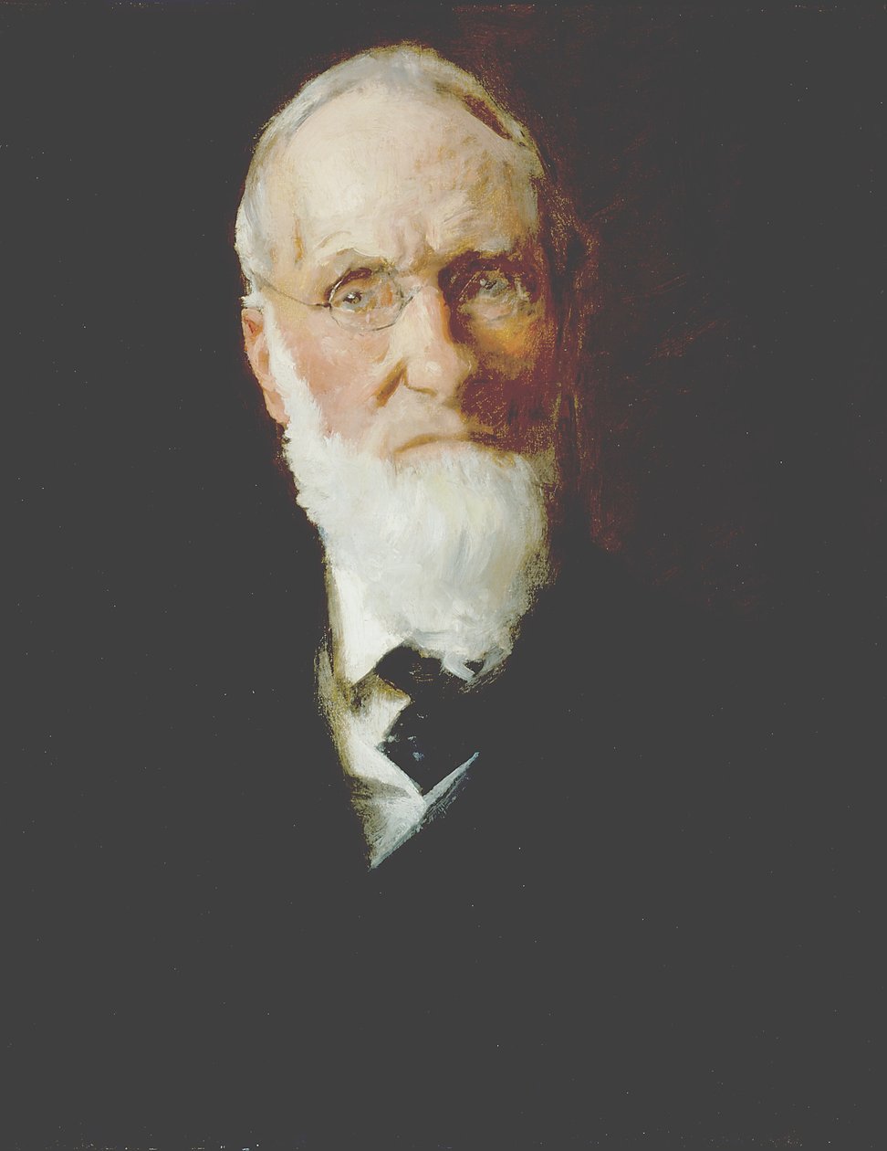 Portrait Of My Father, David H. Chase (olje på lerret) av William Merritt Chase