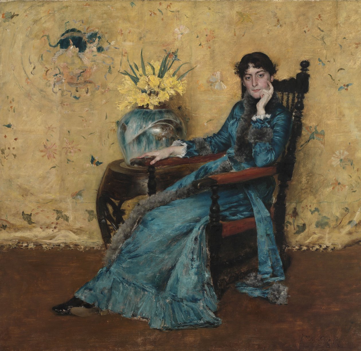 Portrett av Dora Wheeler, 1882-83 av William Merritt Chase